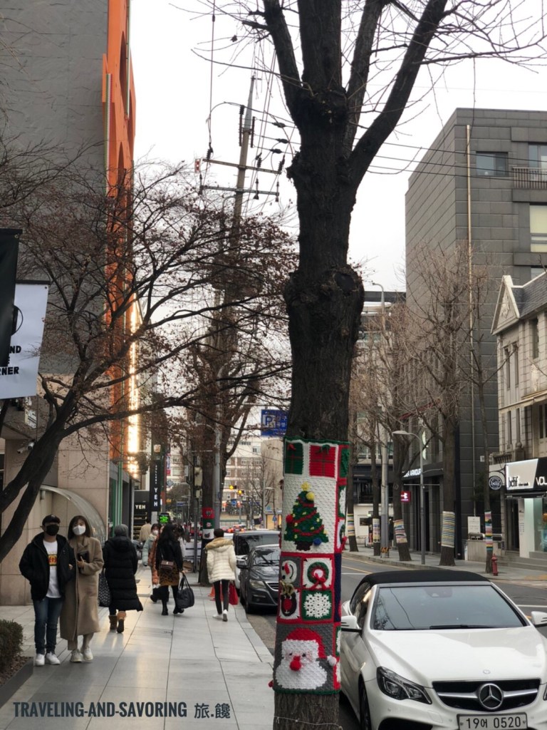 旅.饞：首爾新沙洞銀杏林蔭大道